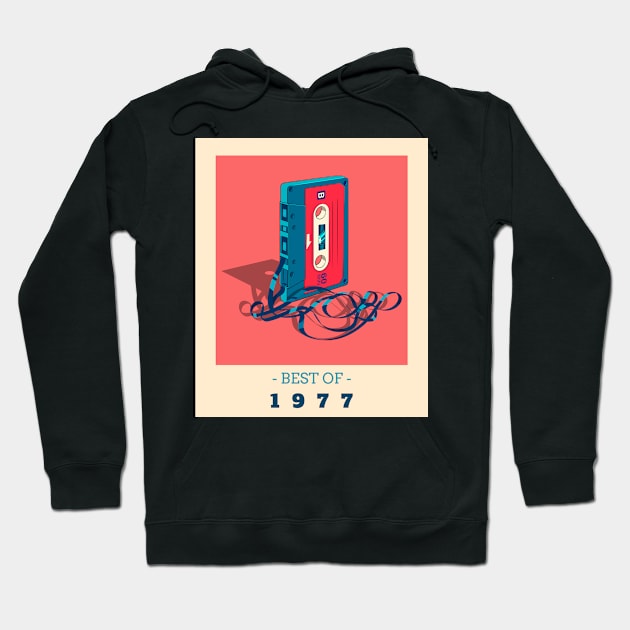 Best Of 1977 - Birthday Gift Hoodie by Meme My Shirt Shop